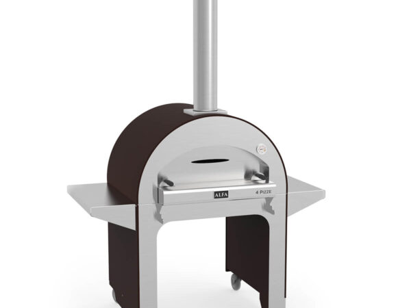 Forno a Legna per Pizza da Esterno 4 Pizze con Base Alfa Forni
