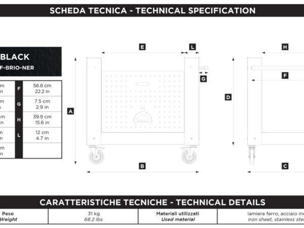 Base per Forno Brio Ibrido Alfa Forni 3