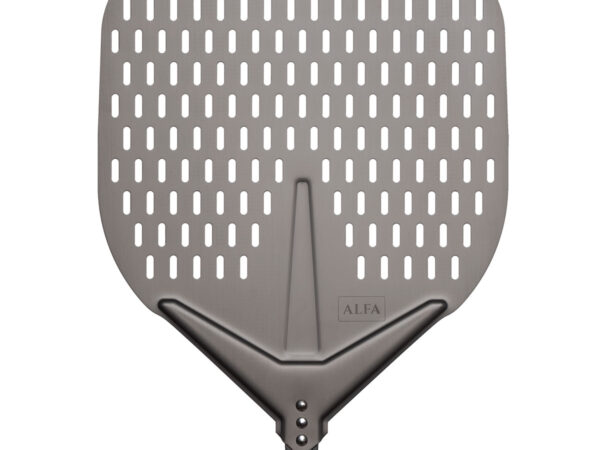 Pala per Pizza in Acciaio Forata Asta Regolabile Alfa Forni