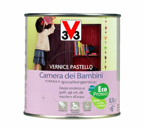 V33 | Vernice Pastello con Formula Ipoallergenica