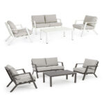 Sedia da Esterno Giardino con Decoro in Ceramica Naxos 11