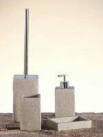 Porta Scopino Bagno da Appoggio Design Moderno Syl Metaform 11