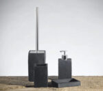 Porta Scopino Bagno da Appoggio Design Moderno Syl Metaform 9