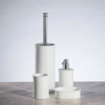 Porta Sapone Bagno in Porcellana Bianca Impero Metaform 6