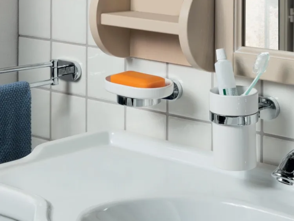 Portasapone Bagno a Muro in Ceramica Louise 3