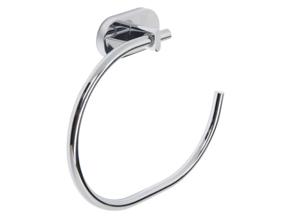 Porta Asciugamani Bagno ad Anello a Parete in Acciaio Louise
