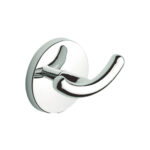 Porta Scopino Bagno WC da Terra in Acciaio One Duo Cromo 5