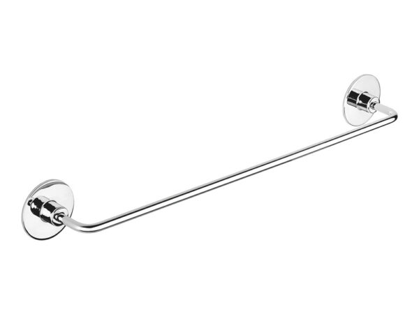 Porta Asciugamani Bagno da Parete 40 cm Acciaio Minimal Wind