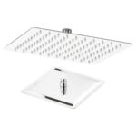 Flessibile Doccia in PVC Tubo Liscio Argentato 150 cm Elements 5