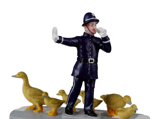 Vigile Personaggio Lemax per Villaggio di Natale Safe Crossings