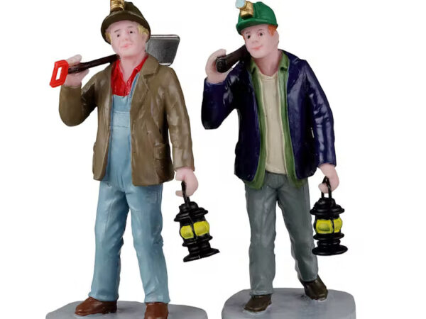 Minatori Personaggi per Villaggio di Natale Lemax