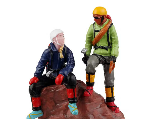 Scalatori Montagna Personaggi per Villaggio di Natale Lemax