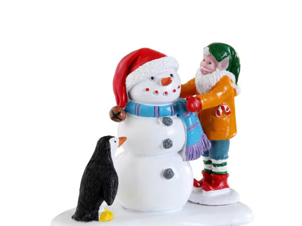 Pupazzo di Neve per Villaggio di Natale Lemax