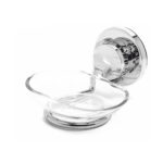 Porta Scopino Bagno WC da Parete in Acciaio Elegante Serie 25 5