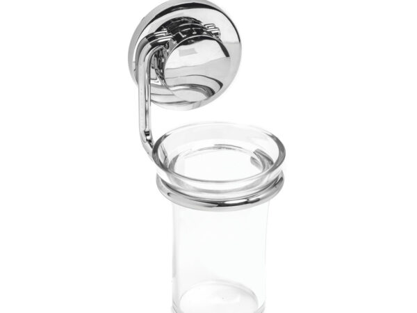 Porta Spazzolini Denti a Ventosa da Bagno New Chrome 2.0