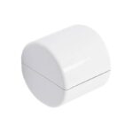 Portascopino Bagno da Terra in Plastica Resistente Bianco 4