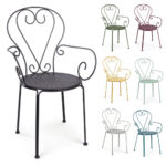 Sedia in Acciao per Esterno Impilabile Etienne 14