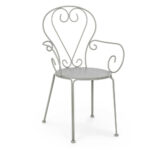 Sedia in Acciao per Esterno Impilabile Etienne 17