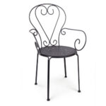 Sedia in Acciao per Esterno Impilabile Etienne 18