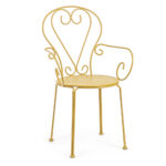 Sedia in Acciao per Esterno Impilabile Etienne 20