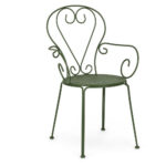 Sedia in Acciao per Esterno Impilabile Etienne 21