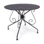 Tavolo Rotondo in Acciaio da Esterno Etienne 27