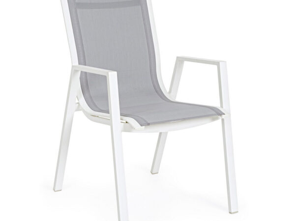 Sedia da Giardino Esterno in Alluminio Moderna Pelagius