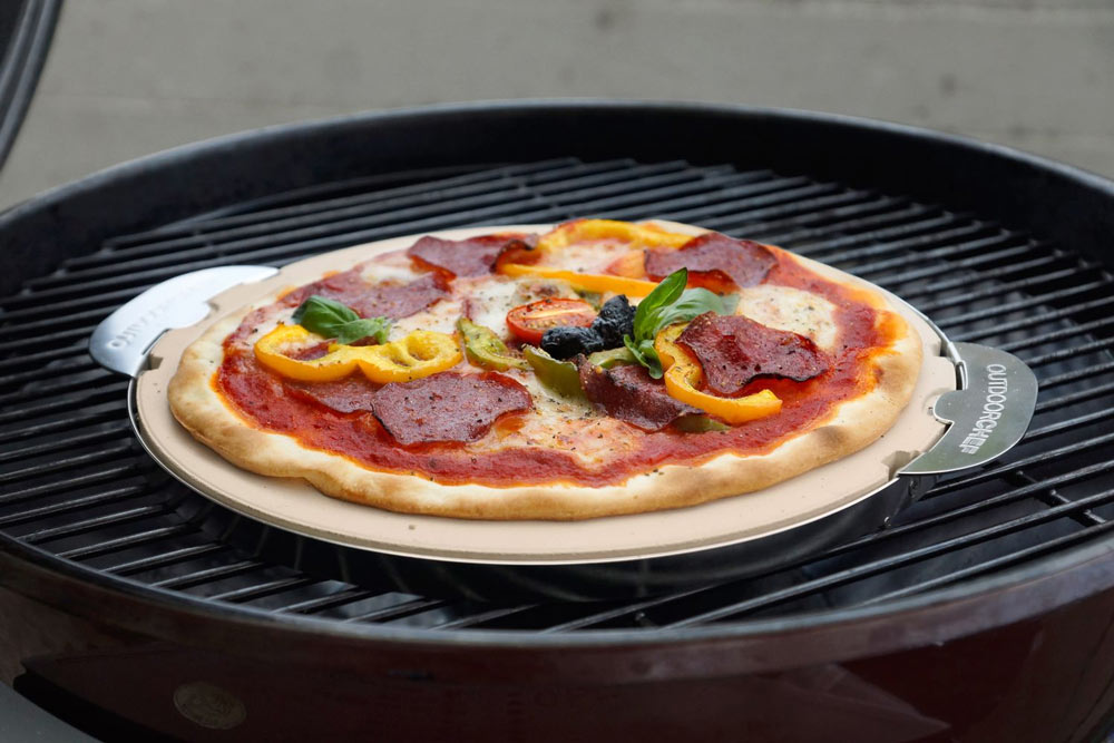 Pietra Refrattaria per Pizza da Barbecue 570 42 cm Outdoorchef - Bricolfer