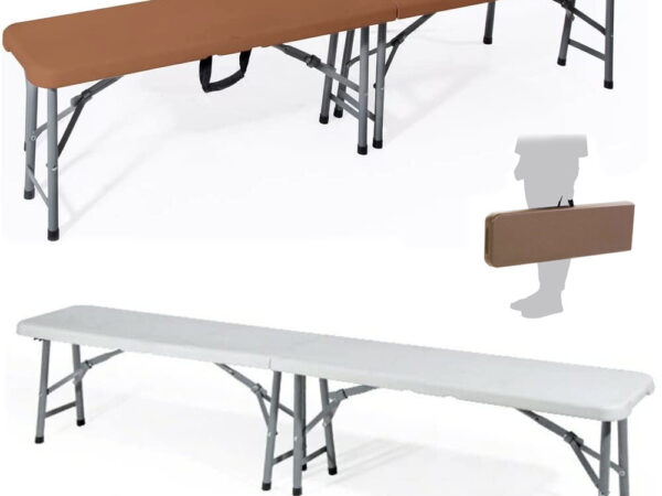 Panca Pieghevole Richiudibile Trasportabile da Pic Nic 183 cm