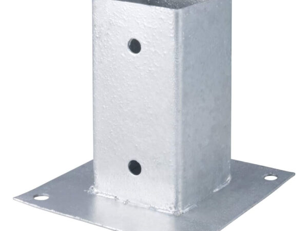 Piastra di Fissaggio per Pali Quadrati in Legno Staffa Recinzione 3