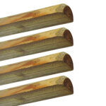 Gazebo a Pergola in Legno 3×3 Pergolato Giardino senza Copertura 9