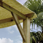 Gazebo a Pergola in Legno 3×3 Pergolato Giardino senza Copertura 8