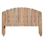 Staccionata in Legno ad Arco Recinzione Giardino a Onda 6