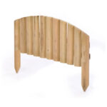 Staccionata in Legno ad Arco Recinzione Giardino a Onda 7