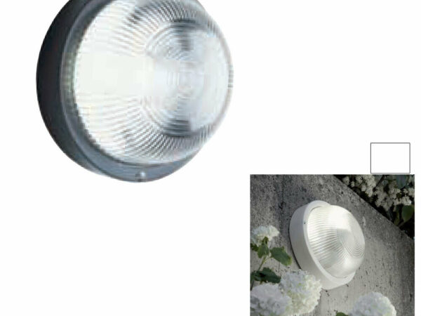 Plafoniera da Esterno in Termoplastica Tonda | Sovil