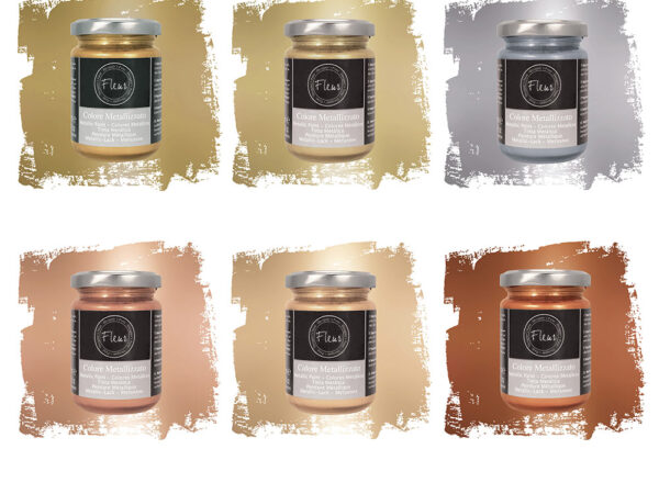 Vernice Metallizzata Fleur Colore Metallico ad Acqua