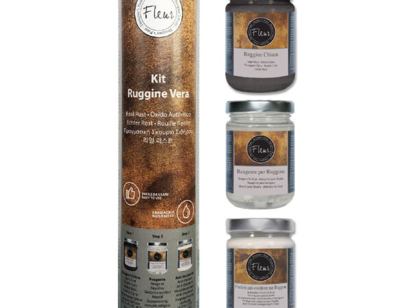 Vernice Effetto Ruggine Vera Fleur in Kit a Base Acqua
