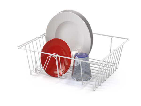 Scolapiatti Piccolo da Appoggio in Plastica Metaltex