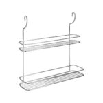 Mensola Portaspezie 2 Piani per Barra da Cucina Sottopensile 5