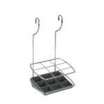 Mensola Porta Rotoli Cucina 3 Piani per Barre Sottopensili 5