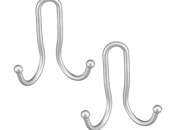 Gancio Doppio da Cucina Bagno Appendi Presine Eureka 2 Pz