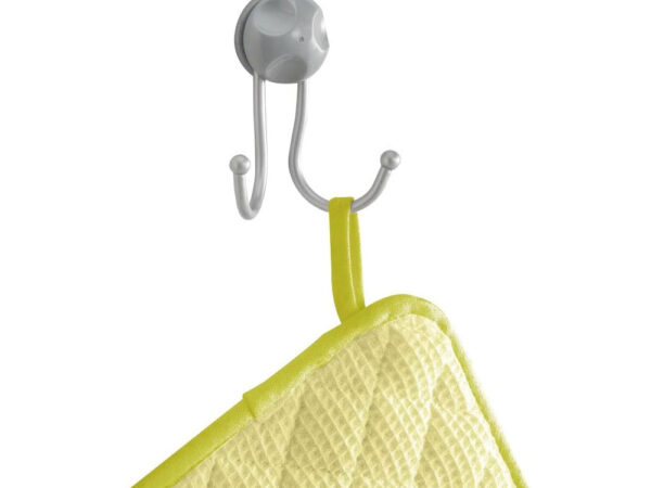 Gancio Doppio da Cucina Bagno Appendi Presine Eureka 2 Pz 3