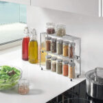 Mensole Porta Spezie Spice Bridge da Cucina Set 2 Pz Metaltex 7