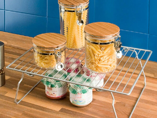 Mensola Sovrapponibile Pieghevole da Cucina Metatotem Metaltex 3