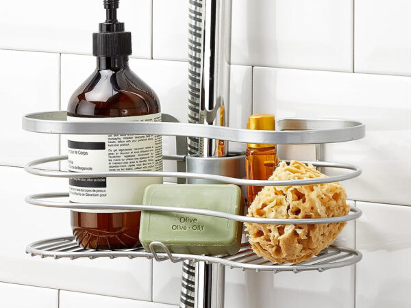 Cestello per Tubo Doccia Mensola per Shampoo Viva Metaltex