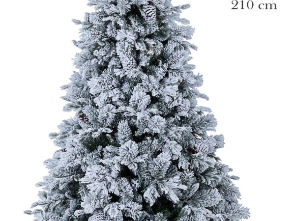 Albero di Natale Innevato con Pigne Arves