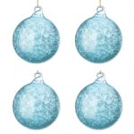 Palline di Natale in Vetro Argento Fusion 5