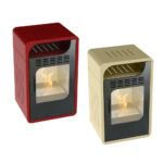 Palle di Natale in Vetro Rosso con Fiocco Verde 7