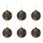 Palline di Natale Rosa Lucido in Vetro Addobbi Albero 9