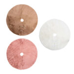 Copri Base per Albero di Natale Vimini Legno Gonna 4